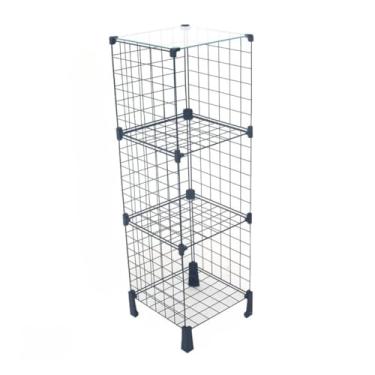 Imagem de Estante Aramada com Tampo de Vidro - 0,30 x 1,00 x 0,30