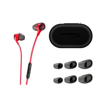 Imagem de Fone HyperX Cloud Earbuds II Vermelho c/ Mic 14mm 90°