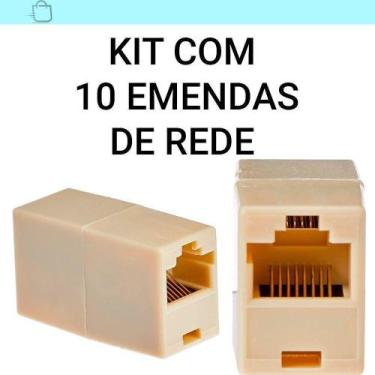 Imagem de Extenda Sua Rede - Kit 10 Emendas Rj45 - So Produto