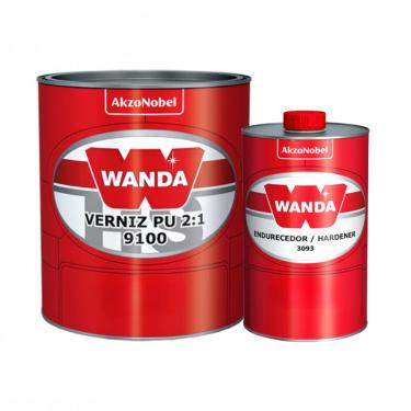Imagem de Verniz HS PU 2:1 9100 900ml + Catalisador 3093 450ml Wanda