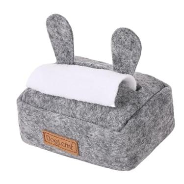 Imagem de predolo Brinquedo para cheirar cachorro, Dispensador de petiscos para esconde-esconde, Tigela de comida para o tédio, Caixa de lenços de papel, Brinquedo para, Cinza