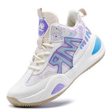 Imagem de Novetra Os sapatos de basquete de homens para competições(Púrpura,34 BR)