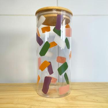 Imagem de Pote De Vidro Com Tampa Hermética De Bambu Para Mantimentos - Mai Home