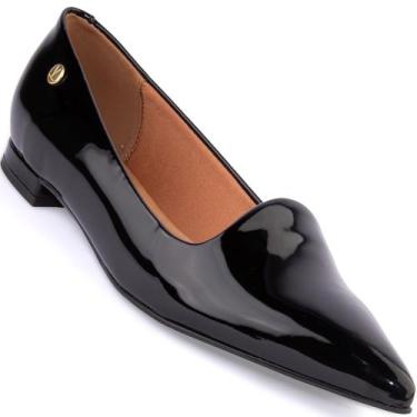 Imagem de Sapatilha Vizzano Feminina Bico Fino Casual Original 1206, Preto verni
