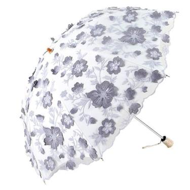 Imagem de Guarda-sol UV Honeystore Vintage Lace bm2001 cinza