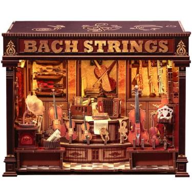 Imagem de Kit DIY Miniature House Booknook Theme Cutefun Bach Strings