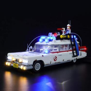 Imagem de Conjunto de luzes para blocos de construção modelo ECTO-1 com kit de l