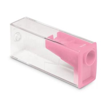 Imagem de Apontador retangular com depósito Faber-Castell, Salmão