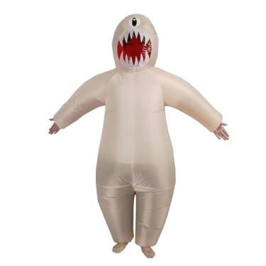 Imagem de Fantasia inflável para adultos de corpo inteiro assustador de um olho só, traje de festa cosplay de Halloween para homens e mulheres