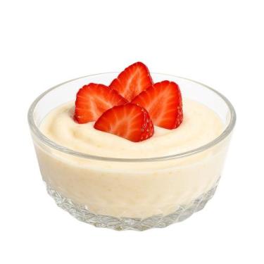 Imagem de Bowl de Vidro Pote para Sobremesa Clear Diamantino 260ml Em Casa Tem -