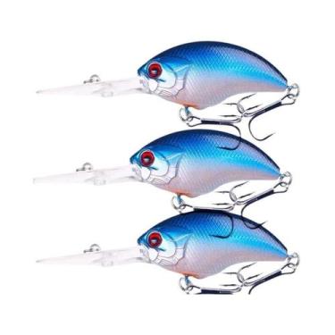 Imagem de Isca De Pesca HENGJIA 13G 9CM Rock Crankbait Minnow Com Anzóis Agudos 