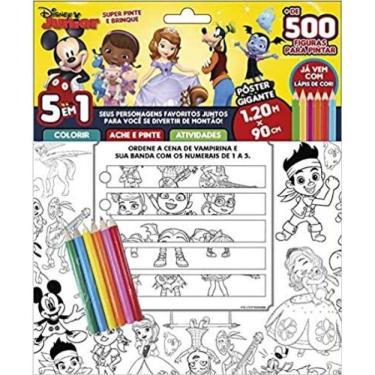 Imagem de Disney Junior - Super Pinte E Brinque Pôster Gigante