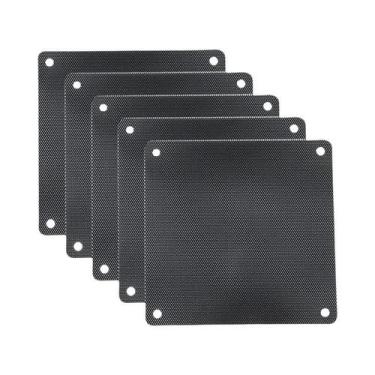 Imagem de Filtro De Poeira Para Ventilador De PVC Preto 5PCS 80mm 90mm 120mm 140
