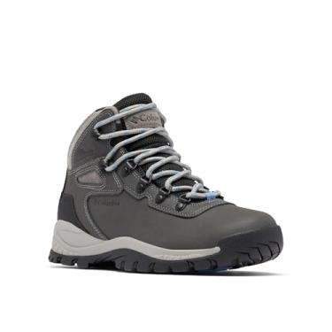 Imagem de Columbia Bota feminina Newton Ridge Plus impermeável para caminhada, Pedreira/Cool Wave, 5.5 Wide