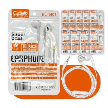 Imagem de Fone De Ouvido Com Microfone P2 Estéreo Branco