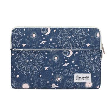 Imagem de Capa para notebook de 13 a 13,3 polegadas, adequada para MacBook Air/Pro 13/Pro 14, notebook HP Dell ASUS Lenovo, capa de poliéster vertical para computador com bolso (Sol De Mayo)