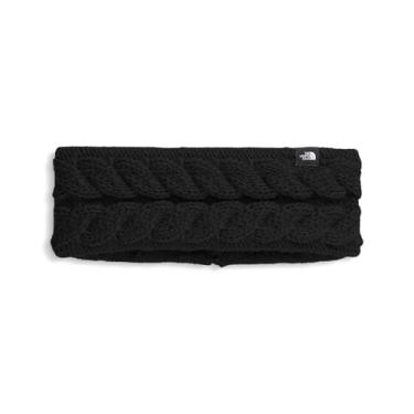 Imagem de The North Face Oh Mega Tiara infantil | Aquecedor de orelha de inverno com textura de malha macia e forro de lã, TNF preta, tamanho único