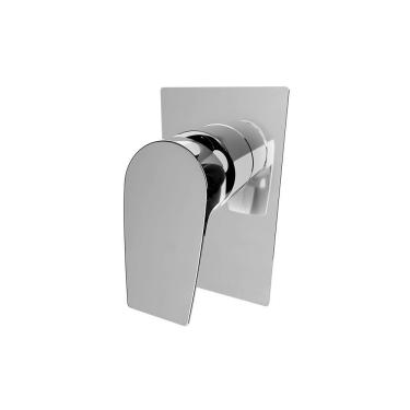 Imagem de Acabamento Monocomando Para Chuveiro Lorenzetti Loren Loft Square 4993 C83 Cromado Cromado