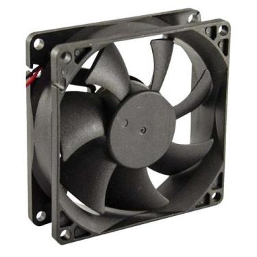 Imagem de Ventilador De Painel 80X80X25mm 12VCC JNG, Preto