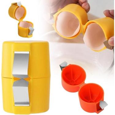 Imagem de Abridor de casca de ovo Boenim 2024 Egg Cracker Tool Yellow (1 unidade