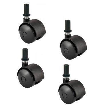 Imagem de Conjunto Rodinhas Rodízios Carrinhos Dompel