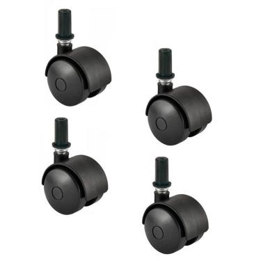 Imagem de Conjunto Rodinhas Rodízios Carrinhos Dompel