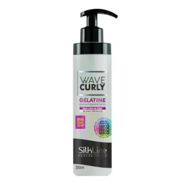 Imagem de Gelatina Ativadora de Cachos Wave Curly Silkline 300Ml - Silk Line
