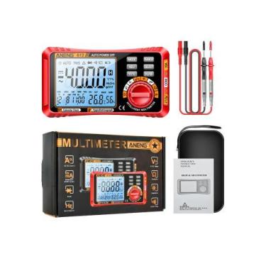 Imagem de Multímetro Digital Profissional ANENG 612 com Capacidade de Temperatur