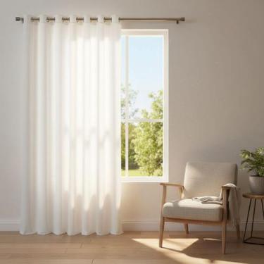 Imagem de CORTINA MICROFIBRA FOLHA ÚNICA 1,50x2,20m LEVEZA e PRIVACIDADE para PO