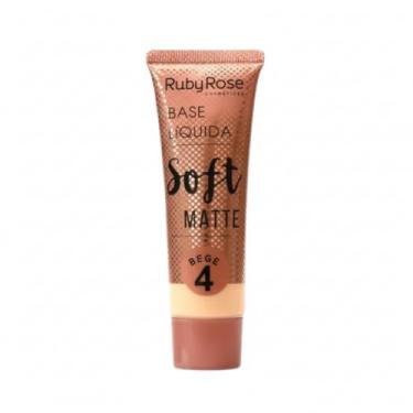 Imagem de Base Líquida Soft Matte Bege HB-8050 Ruby Rose - Cor B04
