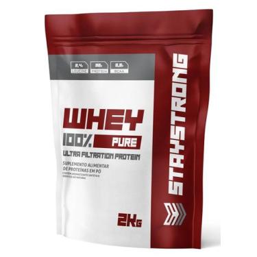 Imagem de Suplemento Proteico Whey Stay Strong Concentrado Refil 2kg, Choconinho