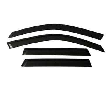 Imagem de GRJQRKHZ Defletor de janela lateral de carro para MERC&edes B & ENZ C-Class W202 Sedan 1993-2000 Viseira de porta Weathershied proteção contra vento sol chuva protetores de janela lateral defletores