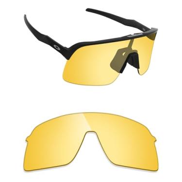 Imagem de Alphax Lentes de reposição Tracer Yellow não polarizadas para óculos de sol Oakley Sutro Lite S OO9496