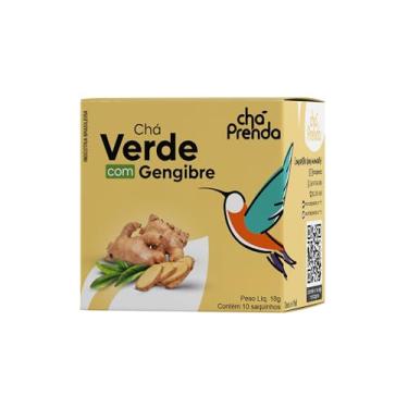 Imagem de Chá Verde com Gengibre Chá Prenda 18g 10 sachês