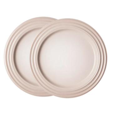 Imagem de Prato Raso 2 Peças 22 cm Branco Meringue Le Creuset