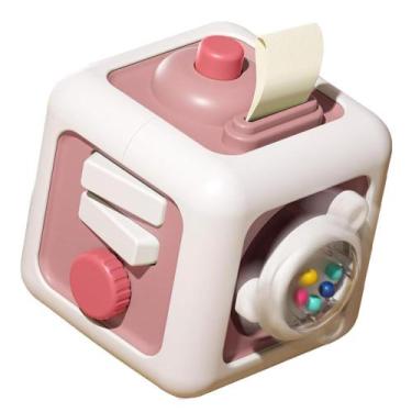 Imagem de Brinquedo Busy Cube para menina de 1 ano, brinquedo Montessori de 12 a