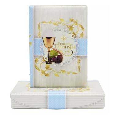 Imagem de Álbum De Fotos Luxo Primeira Eucaristia 40 Fotos 15x21 - Capture Fotog