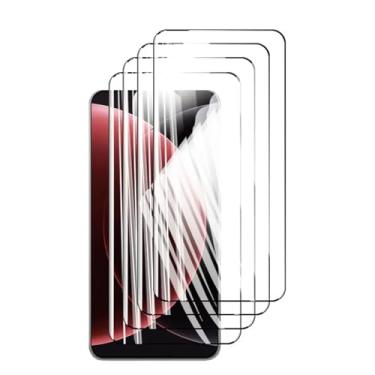 Imagem de Protetor de tela 4 peças para Xiaomi 15 Ultra, vidro temperado de 6,73" cristal 9H alumínio de alta qualidade antirriscos capa amigável impressão digital (preto)