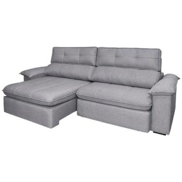 Imagem de Sofá Vancouver 230cm - Chumbo - Konfort