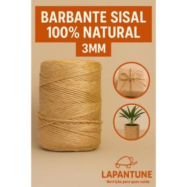 Imagem de Fio Corda Barbante Sisal 100% Natural 3mm - Premium - Cordão barbante 