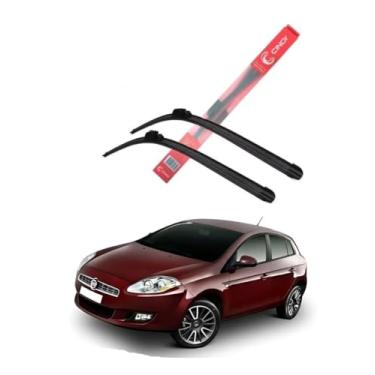 Imagem de Jogo Palheta Limpador De Parabrisa Bravo 2011 2012 2013 2014 2015 2016 Encaixe específico