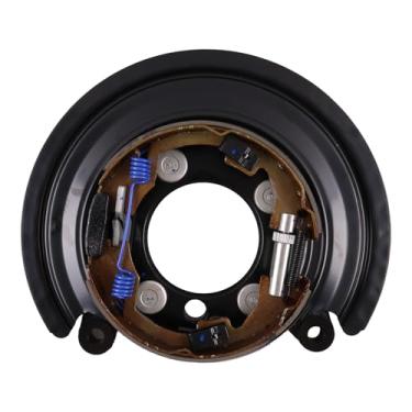 Imagem de HOLDWELL Conjunto de placa de suporte de freio de estacionamento 5154281AE 5154281AB 5154281AA 5154281AC 5154281AD compatível com Ram 2500 3500 2012-2018