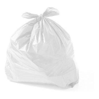 Imagem de Saco De Lixo 40 Litros Branco Comum Com 100 Unidedes - Higipack