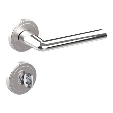 Imagem de Fechadura Banheiro S4cm Roseta Cromada Alster Aliança