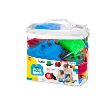 Imagem de Brinquedo Blocos De Montar Infantil Multiblocos Mala M - Anima Toys