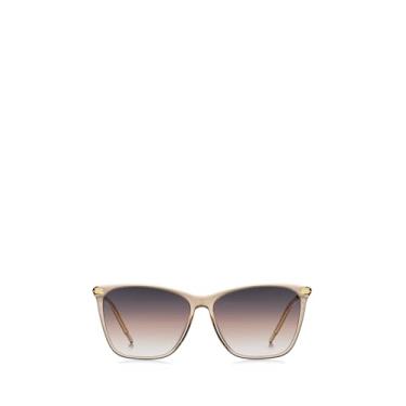 Imagem de Óculos de sol femininos HUGO BOSS, Ouro bege, 56