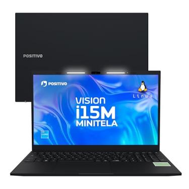 Imagem de Notebook Positivo Vision i15M Minitela Intel Core 3 N300 8GB 256GB SSD Wi-Fi 6 Linux - Tela 15,6" Full HD IPS Antirreflexo - Preto memória expansível até 16 GB