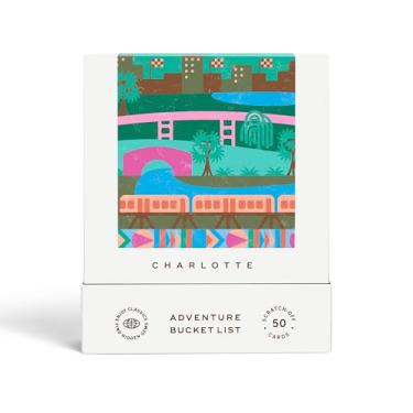 Imagem de Charlotte Adventure Bucket List: 50 Scratch-Off Adventure Cards for Outdoor Activities, Tourist Attractions, and Road Trips - Perfect Travel Gift and Guide for Exploring Charlotte