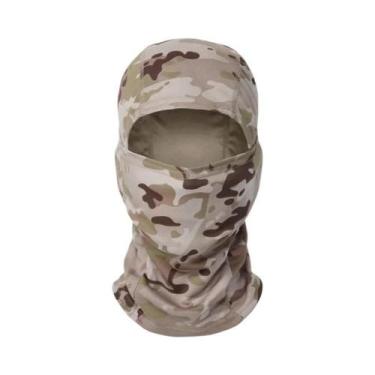 Imagem de Balaclava de Ciclismo Respirável com Camuflagem - Máscara Facial Multi
