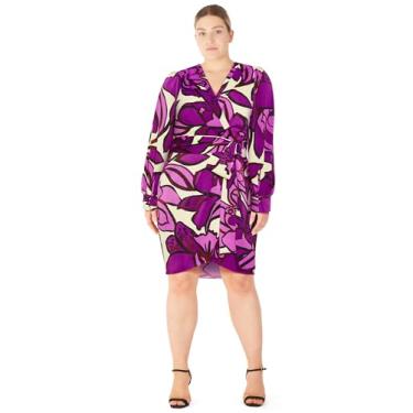 Imagem de City Chic Vestido feminino - estampa sara, Estampado, 48